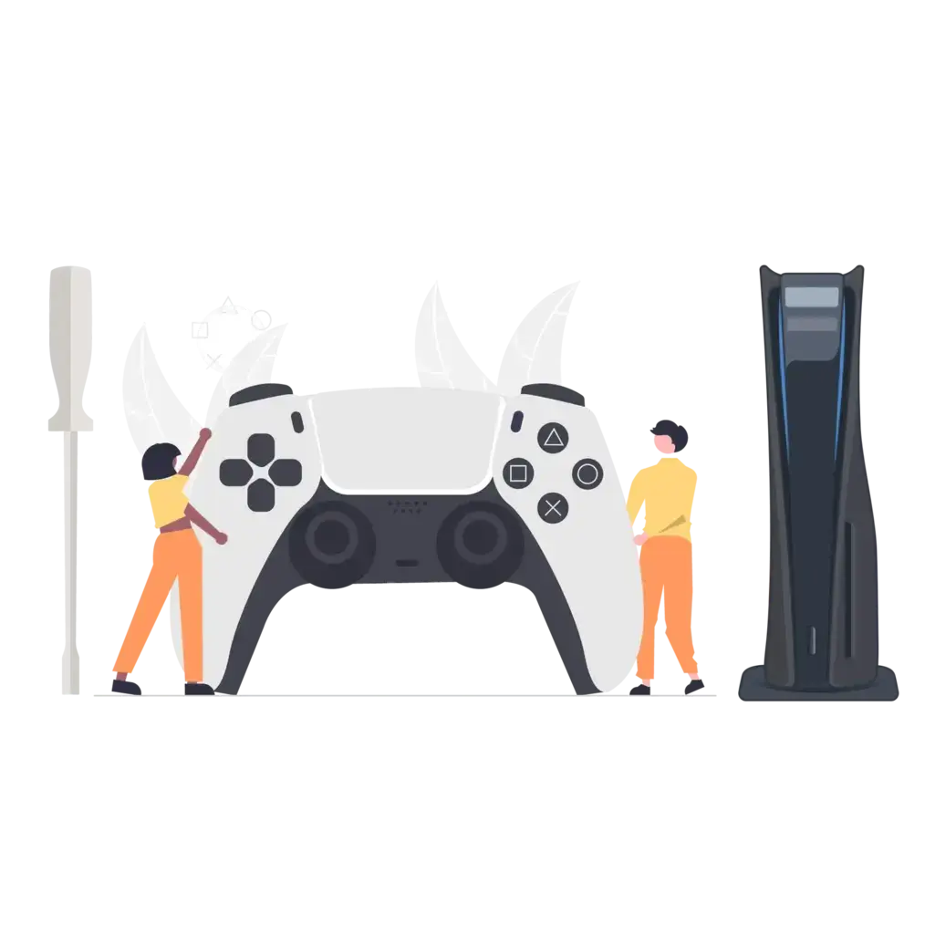 smartphone repairing vector